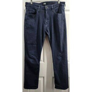 Paige Mens Federal Jeans 32x28 Blue Ink Well Straight Stretch Denim M655521-4010